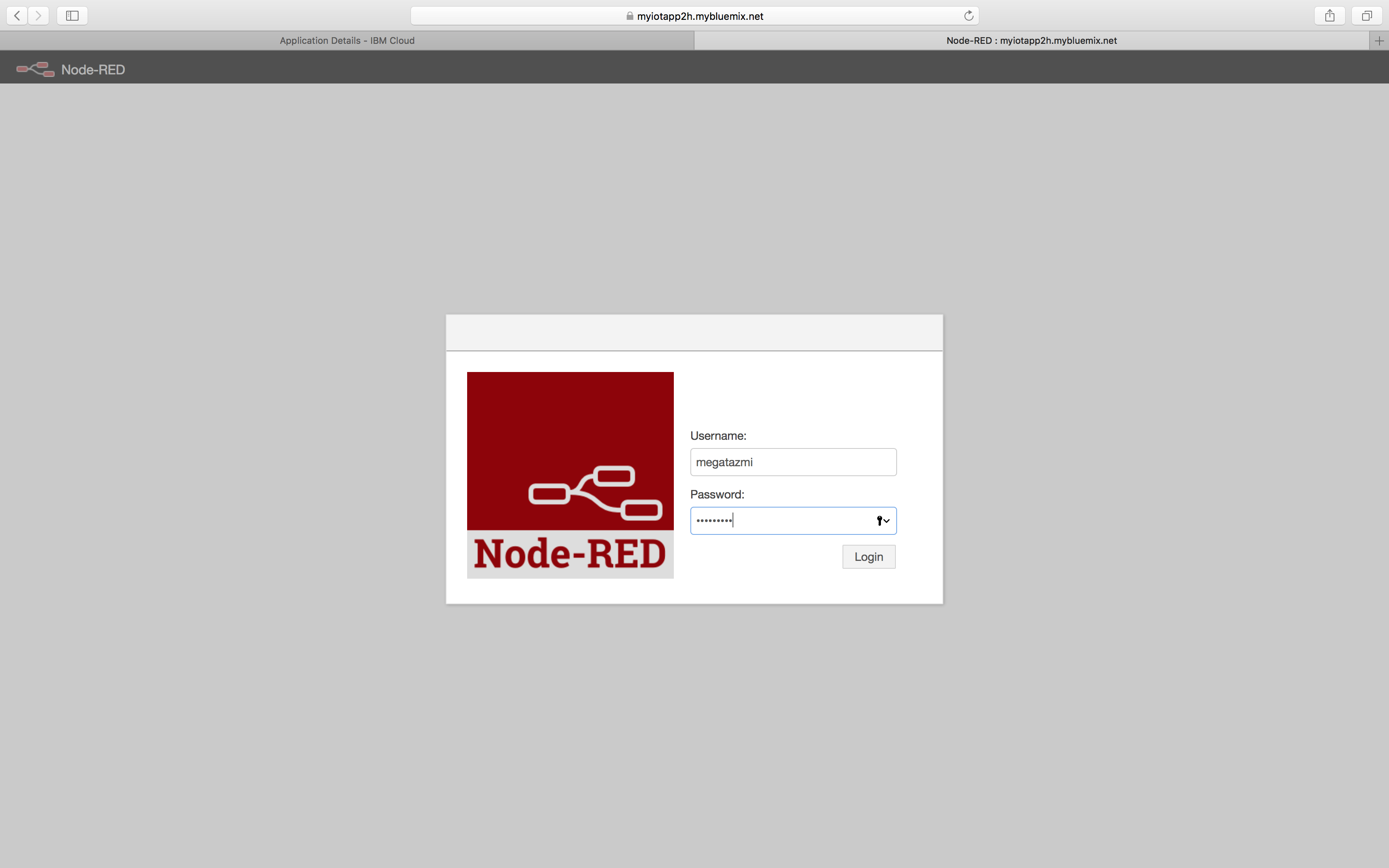 bluemix-nodered-login